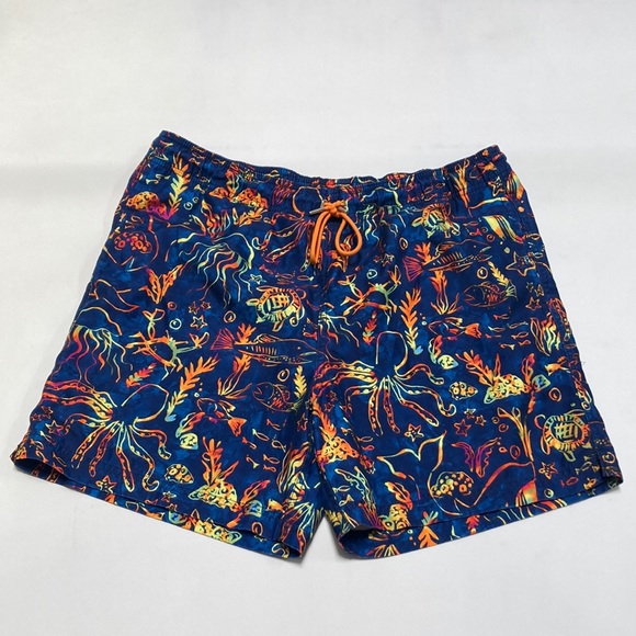 Lands' End Other - Lands’ End Multicolor Blue/Orange Swim Shorts